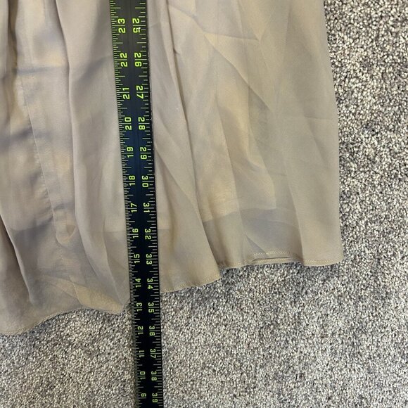 Ryu Women's Dress Size S Beige Sleeveless V-Neck Back Zipper Knee Length NWT - Picture 5 of 15